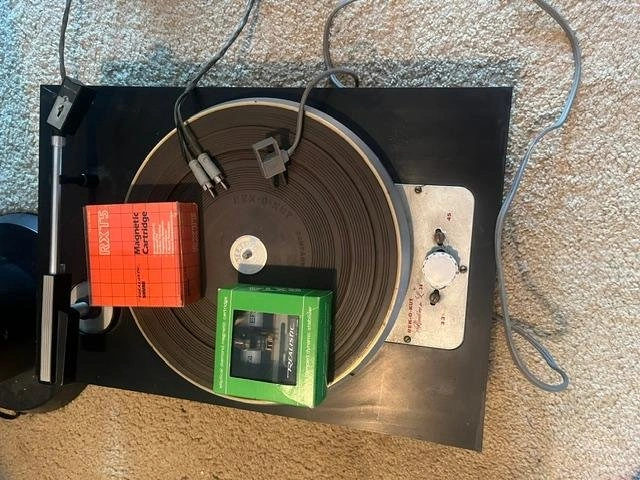 Vintage Rek-O-Kut Rondine Jr. L-34 Turntable & Shure Tonearm - photo 3