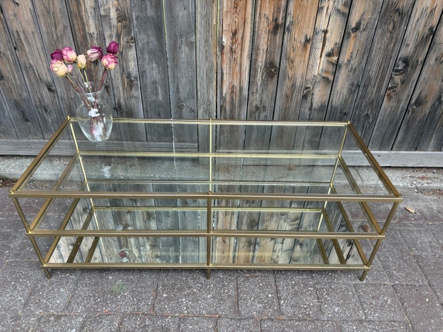 West Elm Terrace Glass Coffee Table