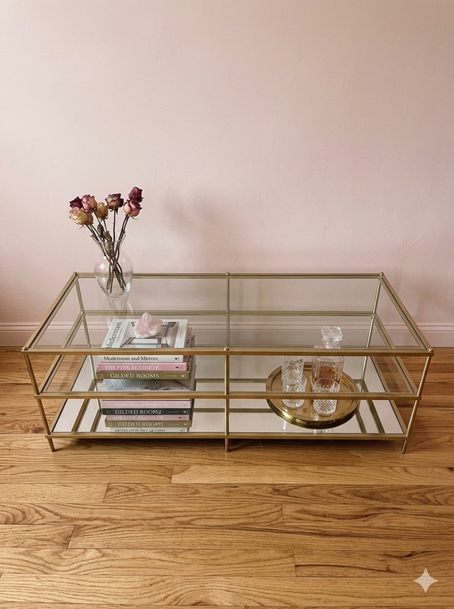 West Elm Terrace Glass Coffee Table - photo 2