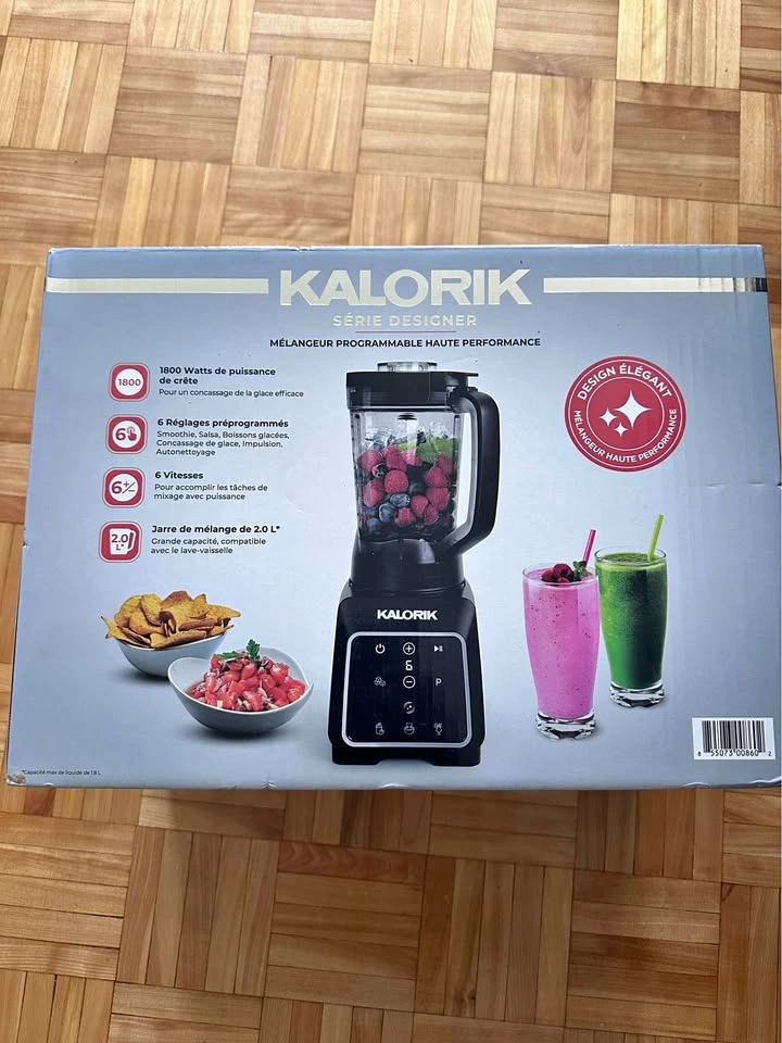 BRAND NEW Kalorik 1800w designer blender