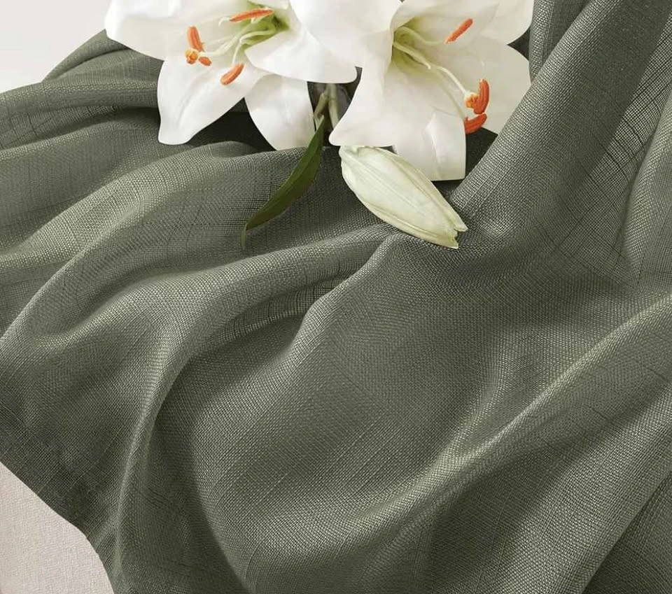 Elegant Semi-Sheer Curtains (Set of 2 Panels) - photo 2