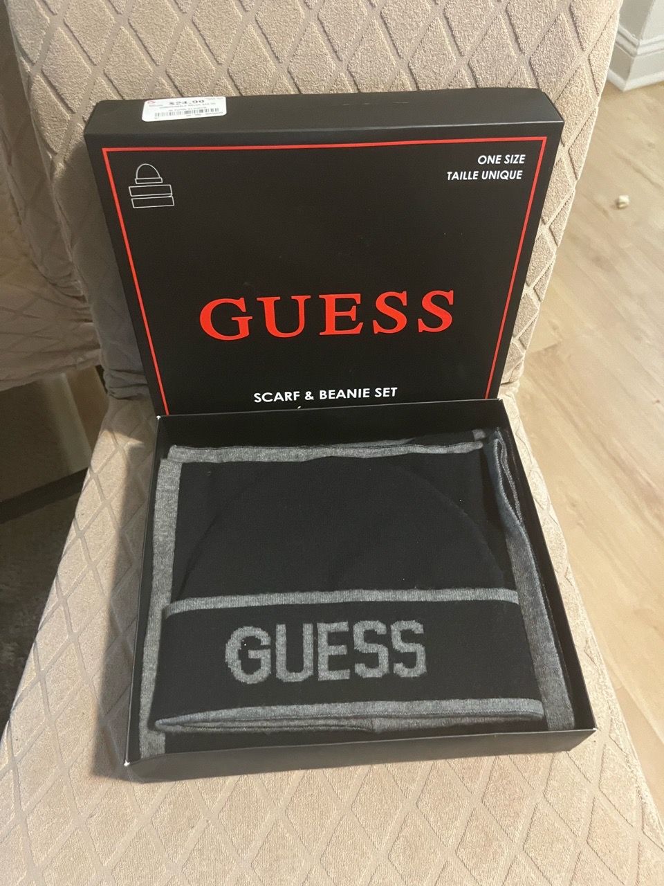 Guess Scarfs and Beanie Set
