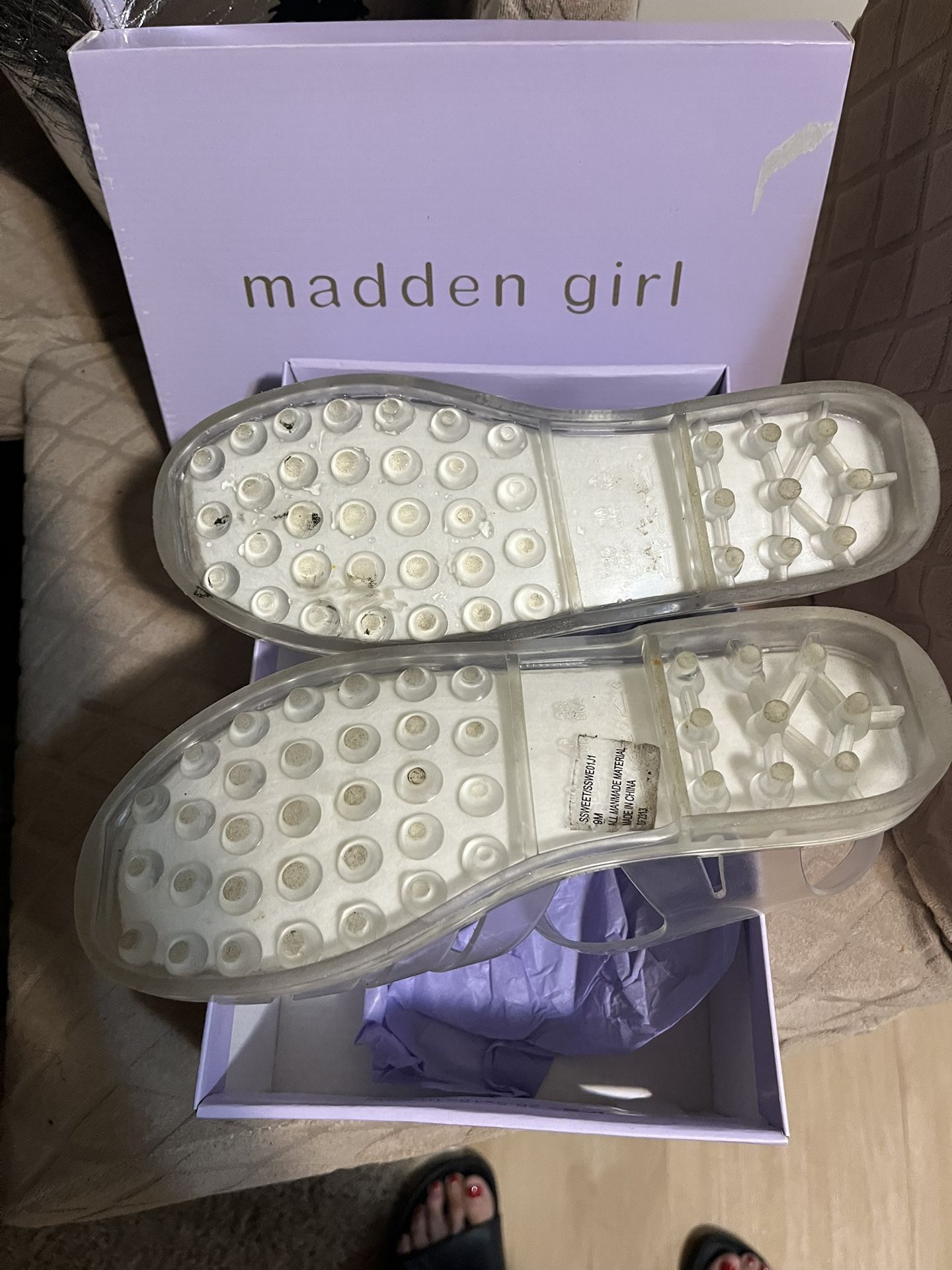 Madden Girl Sweet Clear Jelly Sandals - photo 3