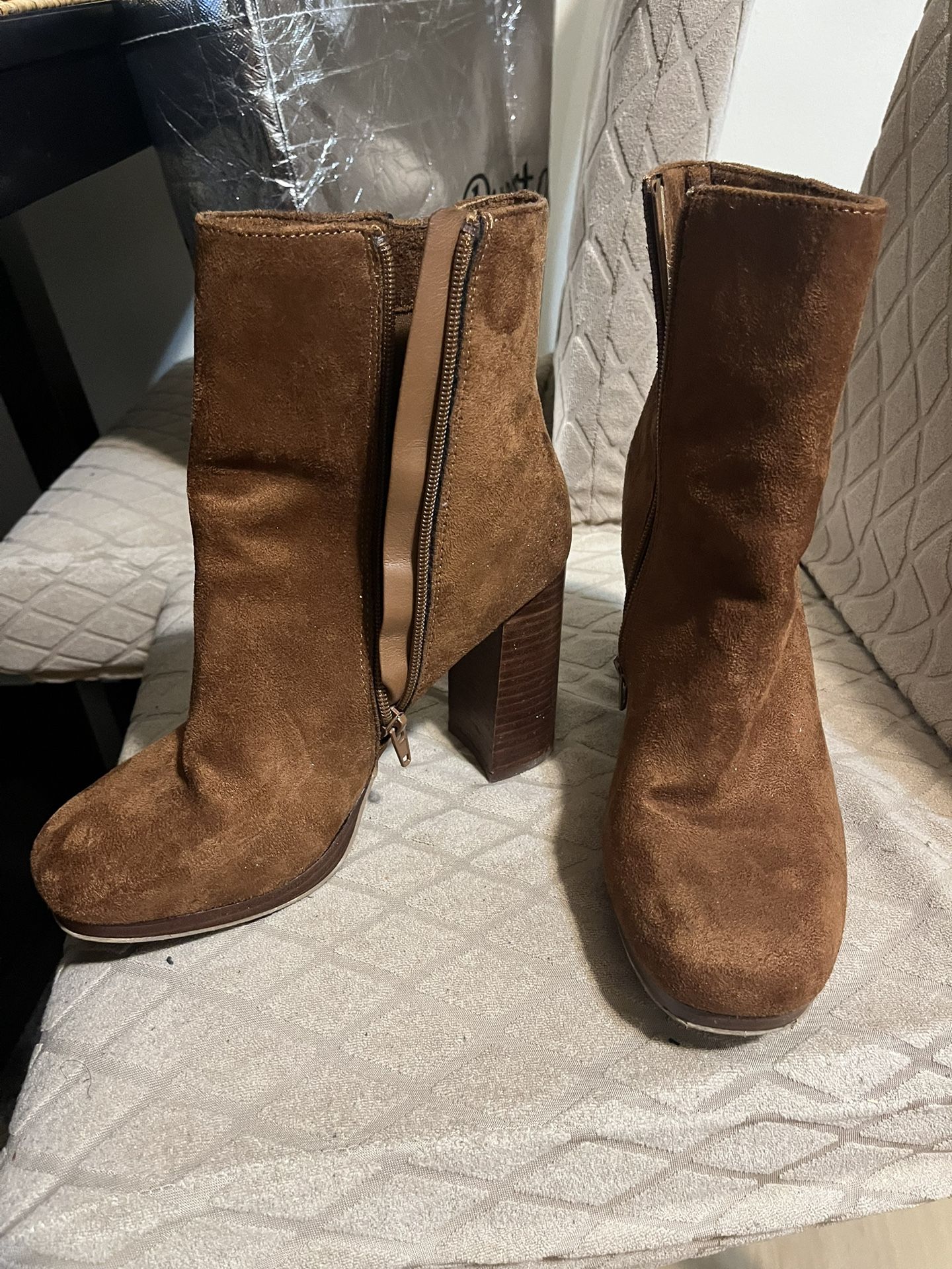 Mari A Suede/faux Boots - photo 3