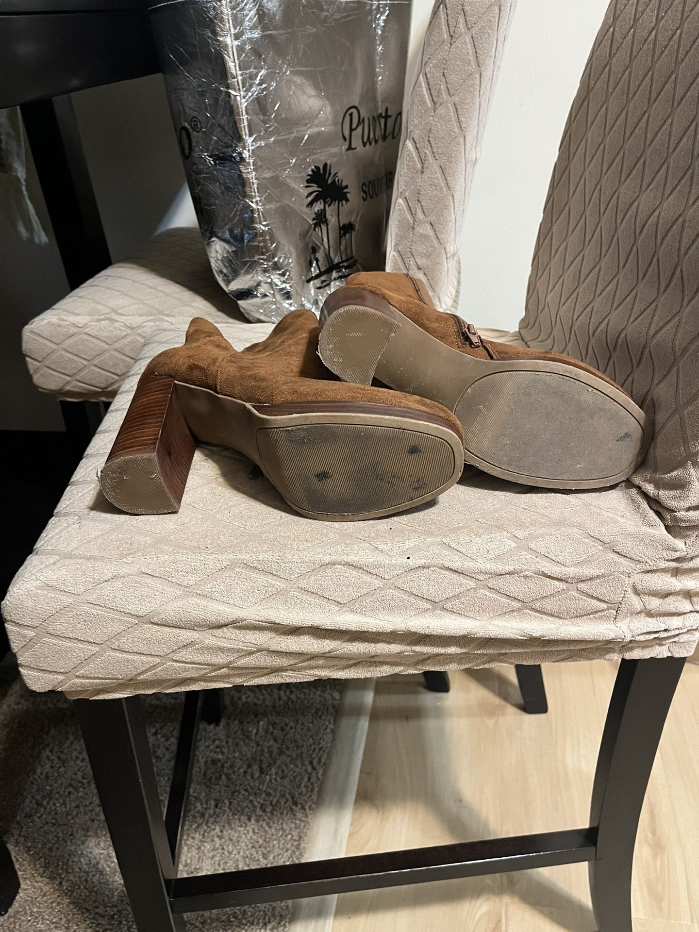 Mari A Suede/faux Boots - photo 4