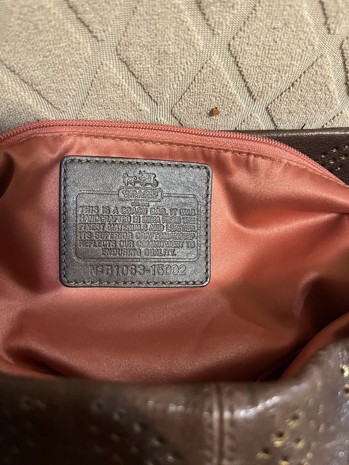 Coach Brown/gold Detailing Hobo Bag - photo 5