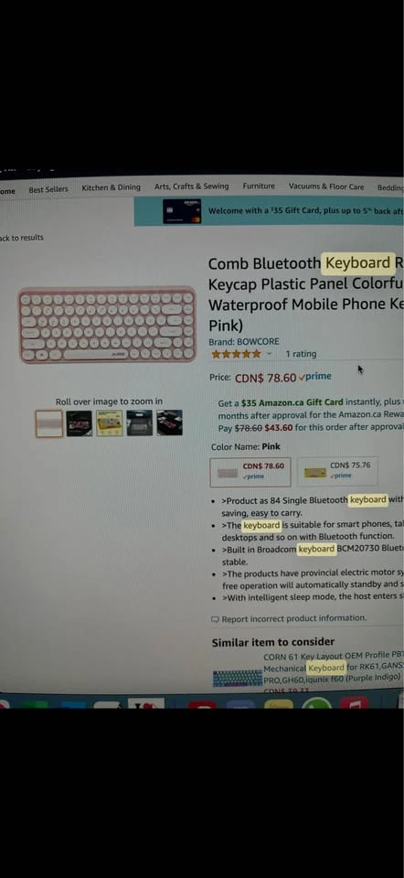 Bluetooth keyboard (Ajazz brand) - photo 5