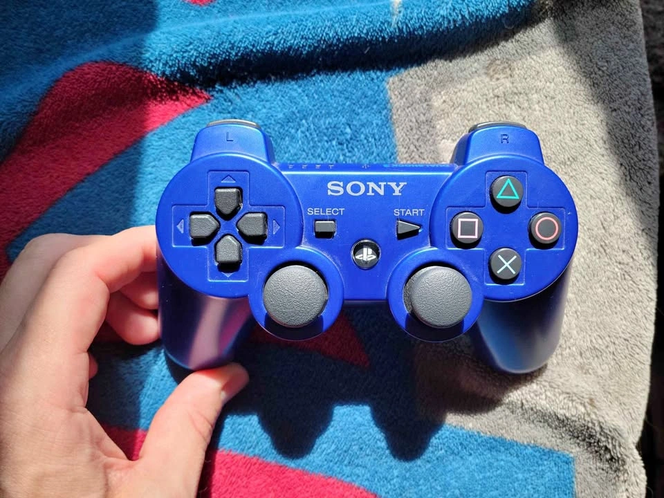 PS3 Metallic Blue DualShock Controller