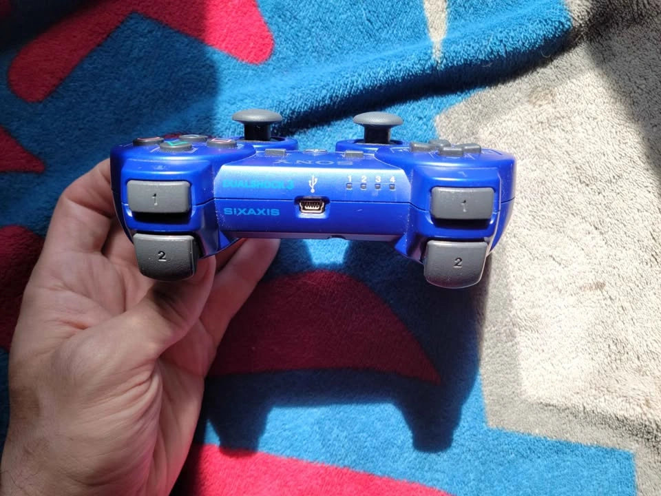 PS3 Metallic Blue DualShock Controller - photo 3