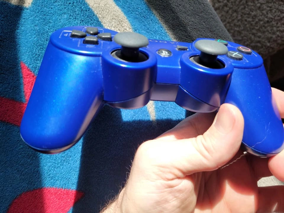 PS3 Metallic Blue DualShock Controller - photo 4