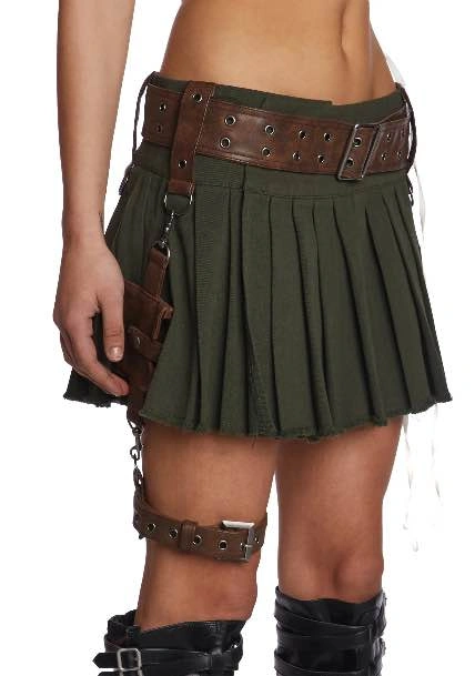 Dollskill Darker Wavs skirt w/belt size M - photo 4