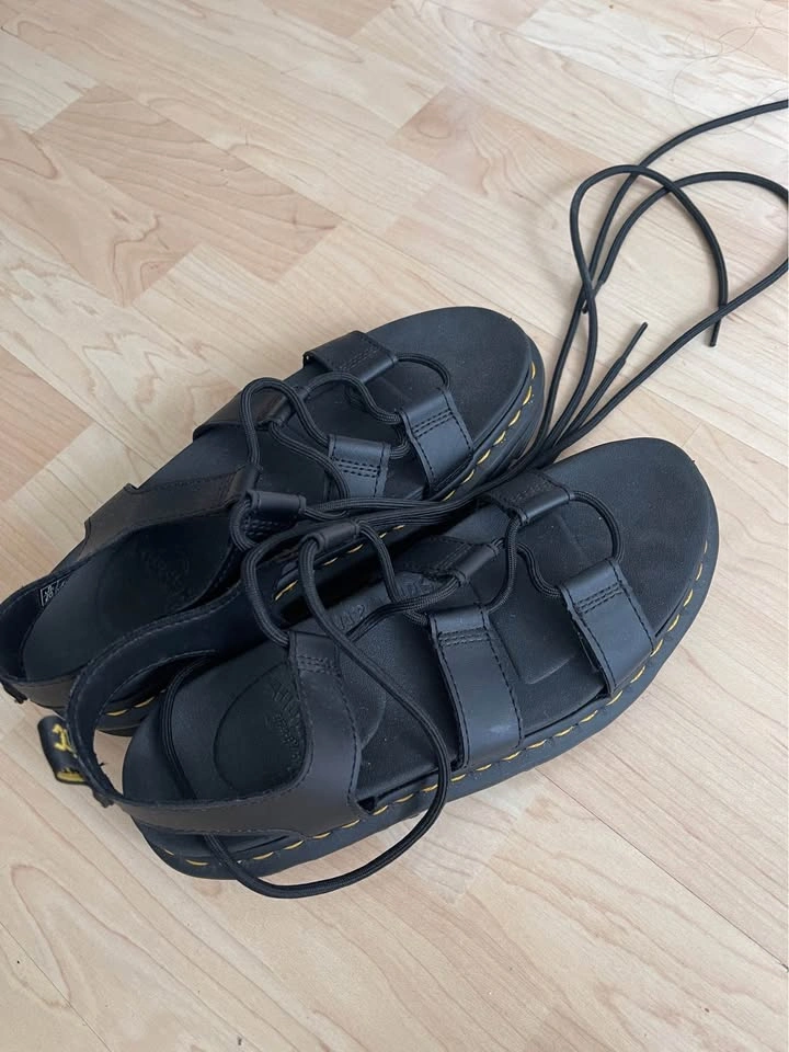 Dr Martens Nartilla Leather Gladiator Sandals - Size 8 - photo 2