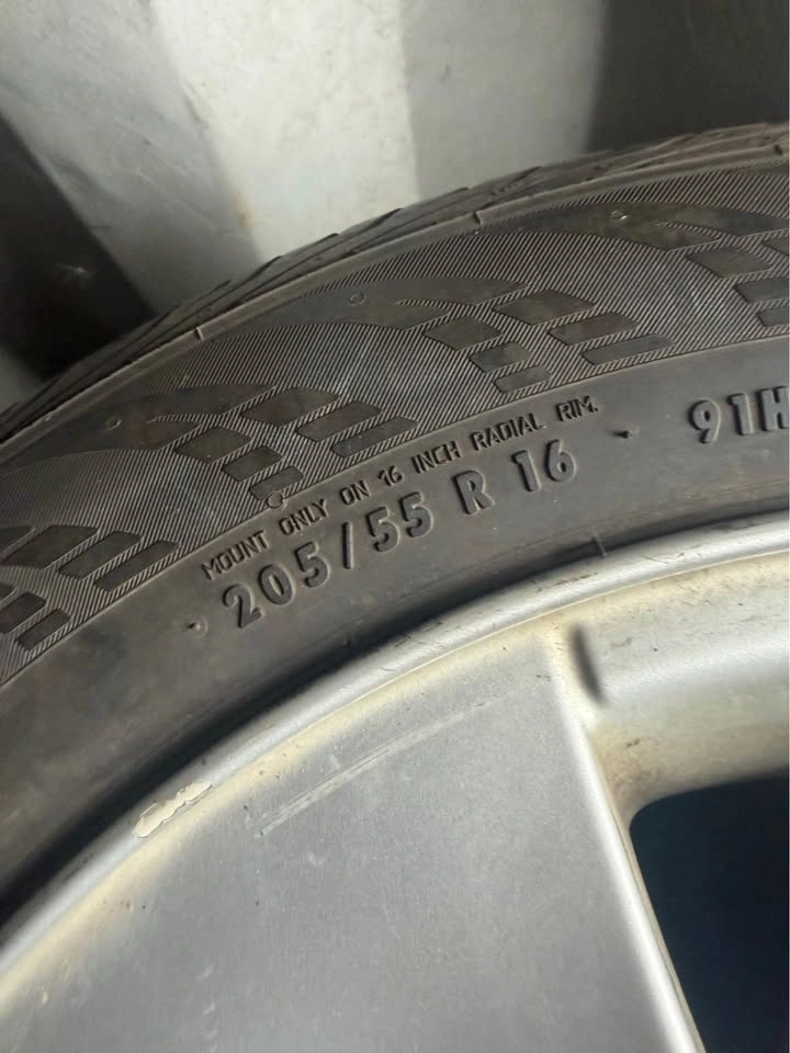 BMW Wheels with Continental 205/55 R16 Tires full set - photo 3