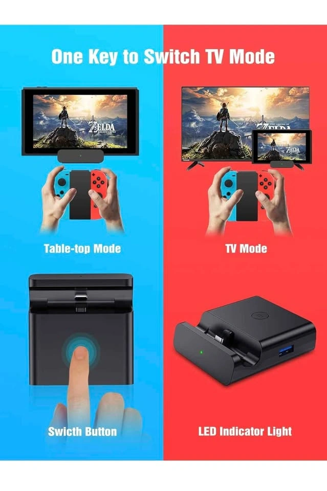 Portable TV Docking Station for Nintendo Switch & Switch OLED - photo 2