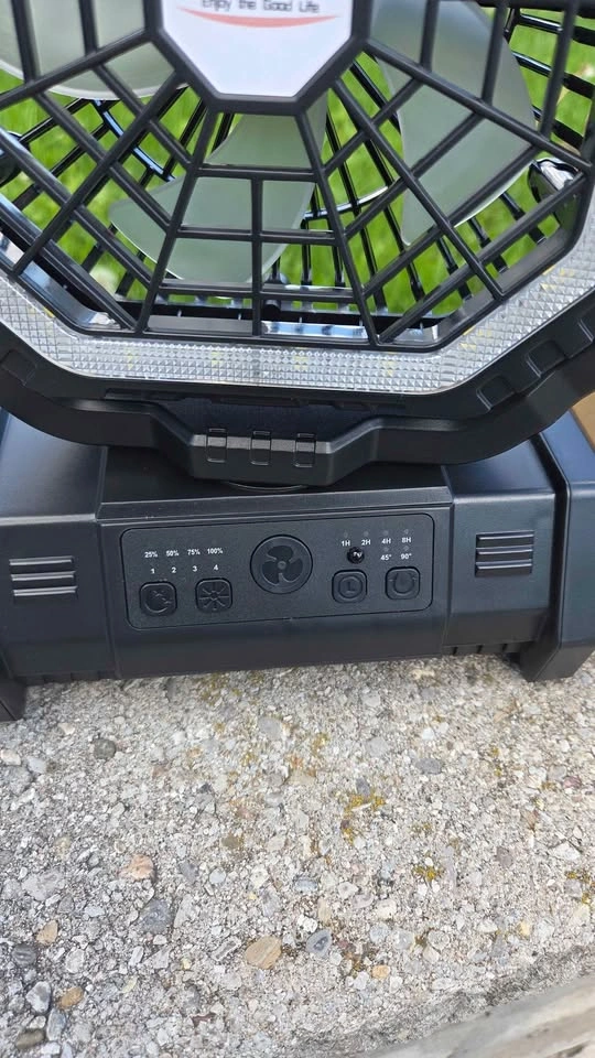 Kssvzz F26 Portable Camping Fan with LED Lantern - photo 2