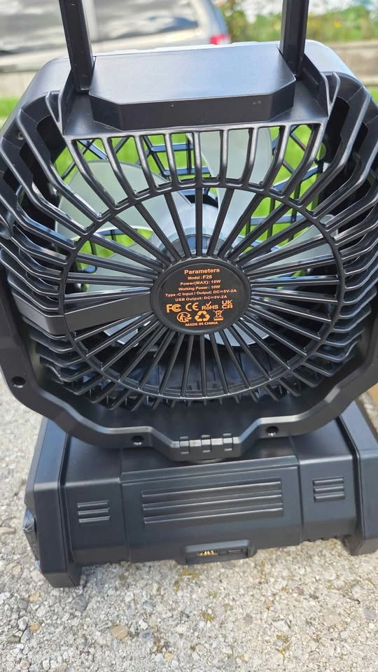 Kssvzz F26 Portable Camping Fan with LED Lantern - photo 4