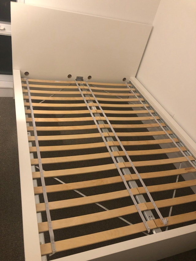 Full Size Bed with Mattress (Ikea frame) - photo 4