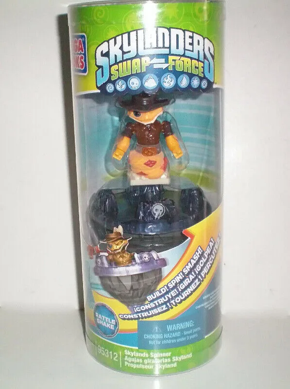 Mega Bloks Skylanders Rattle Shake Spinner Set NIP thumbnail