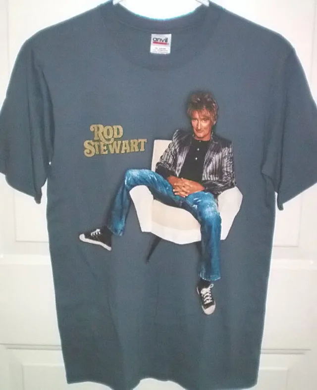 Rod Stewart 2007 Rockin in the Round Concert T Shirt thumbnail