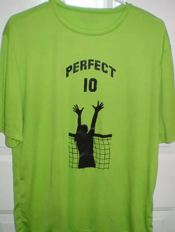 The Perfect 10 Ladies Volleyball Dry Wicking T Shirt thumbnail
