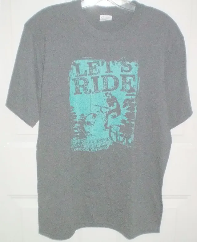 Boler Mountain Let's Ride Tshirt Size Medium 2 Sided thumbnail