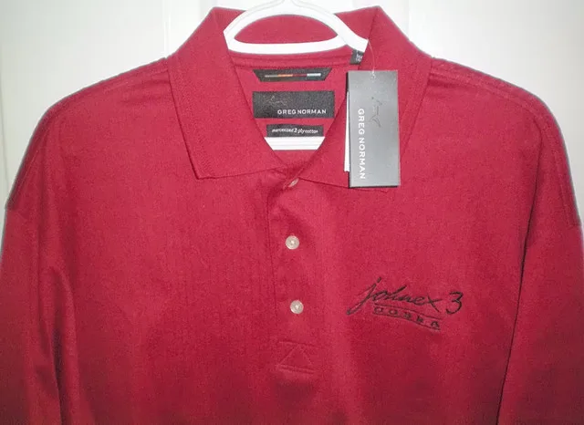 Greg Norman Golf Shirt Size Large NWT thumbnail