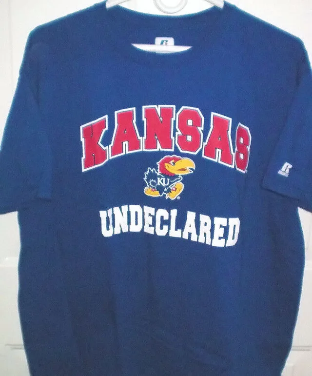 Kansas Jay Hawks University NCAA T shirt Size Large thumbnail