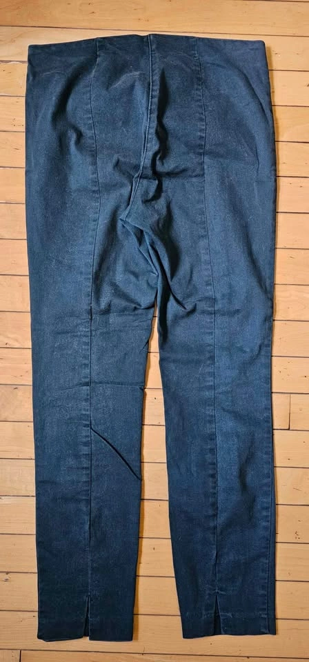H&M High Waist Pull-On Stretch / Split Hem Pants - Size 10 - photo 2