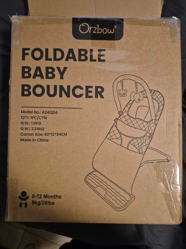 Orzbow Foldable Baby Bouncer