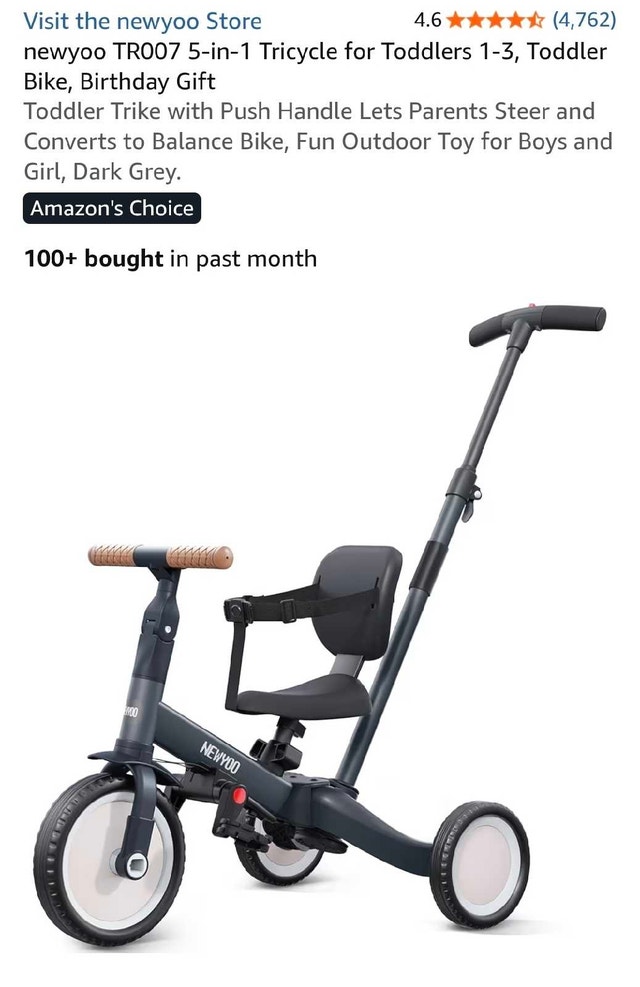 Newyoo 5-in-1 Tricycle
