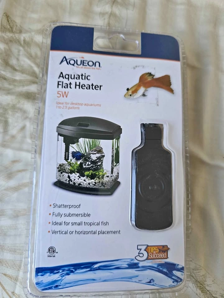 Aquatic flat heater