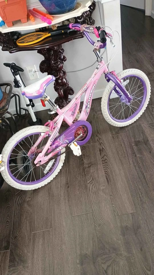 18-inch bicycle for girls ages 5-9