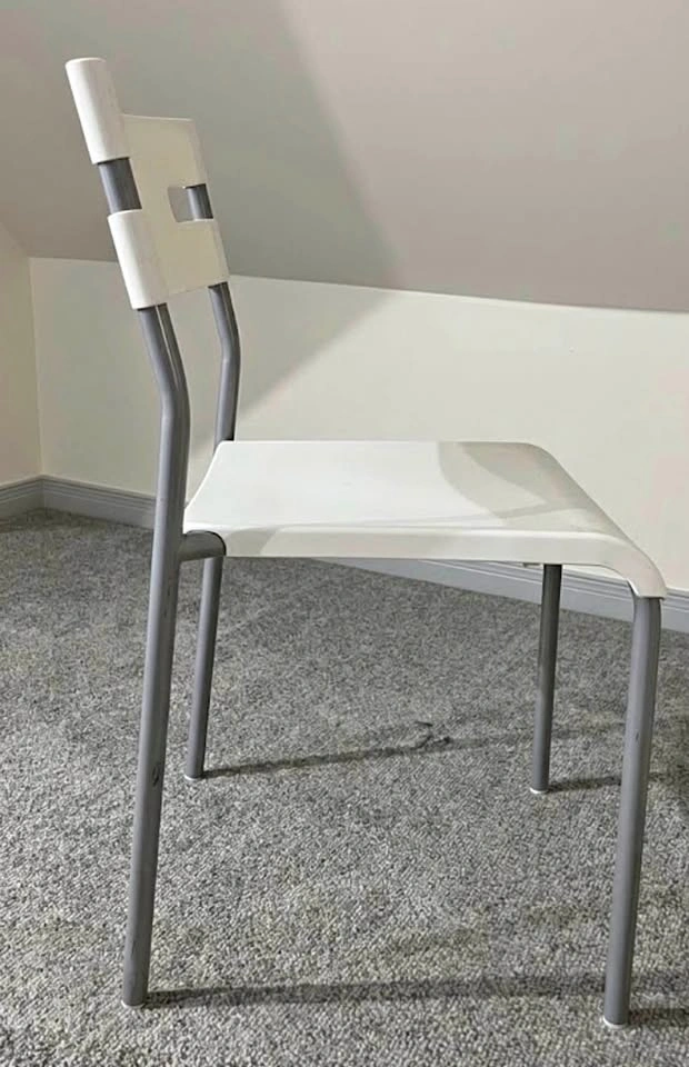 White IKEA Desk/Dining Chair