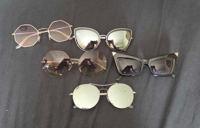 Assorted sunglasses