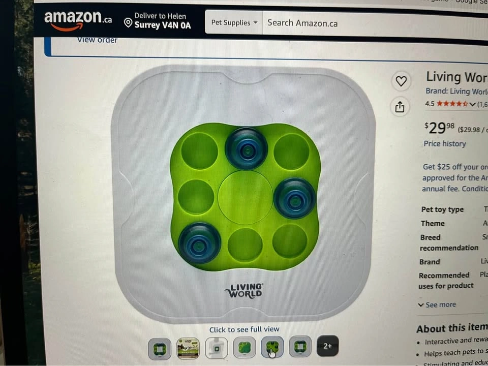 Living World Teach N Treat Toy - photo 3