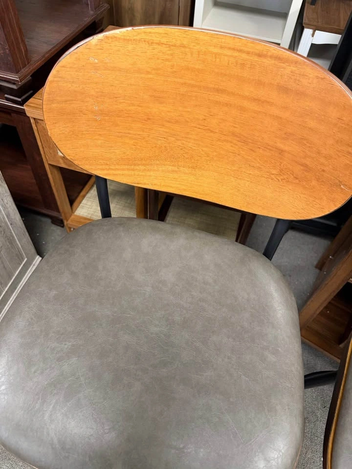 CHITA Swivel Counter Height Bar Stools Set of 2 - photo 2