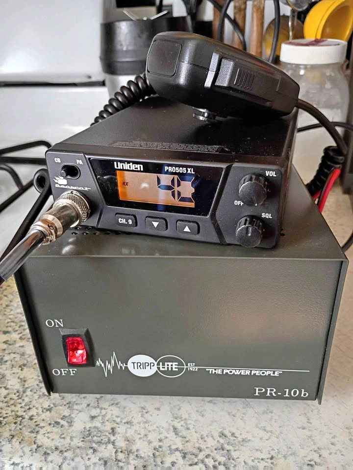 CB radio and power supply