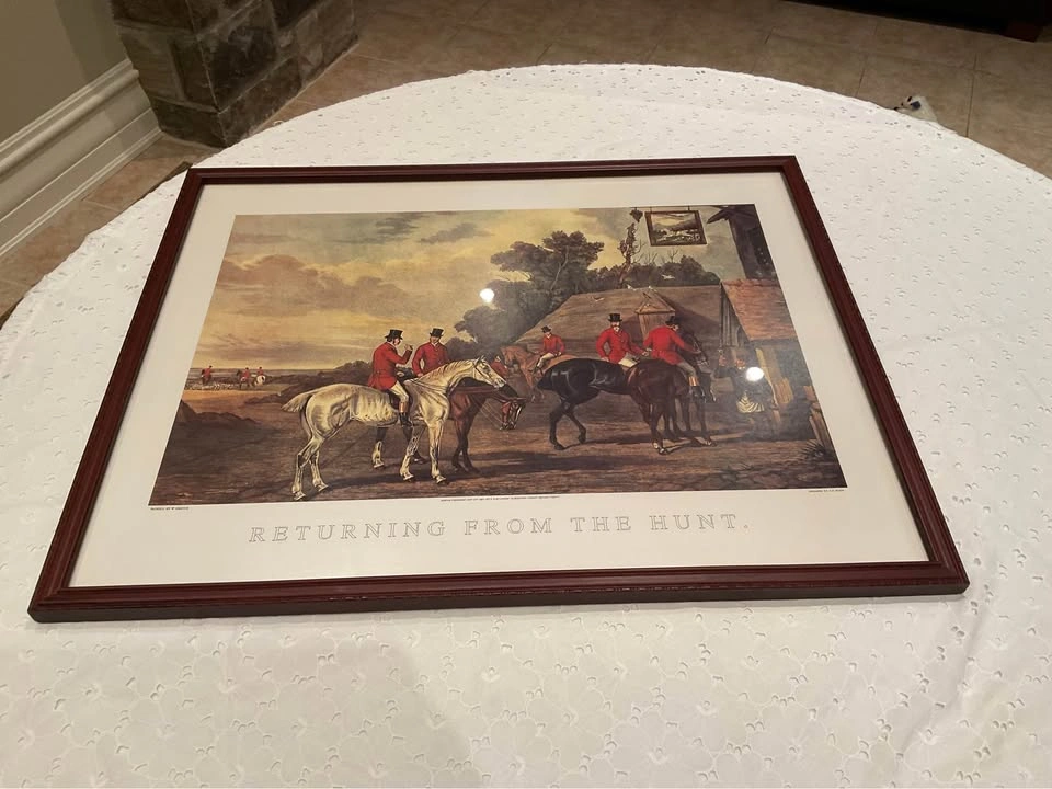 Equestrian Print “RETURN FROM THE HUNT” W Shayer - photo 4