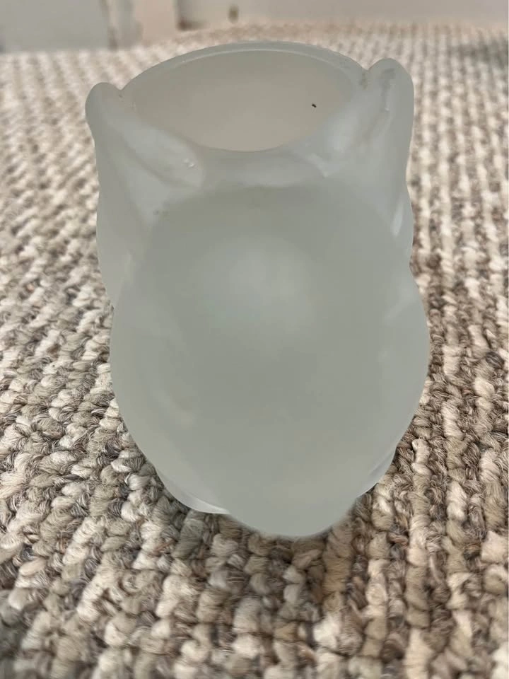 Glass rabbit candle holder (heavy) - photo 3