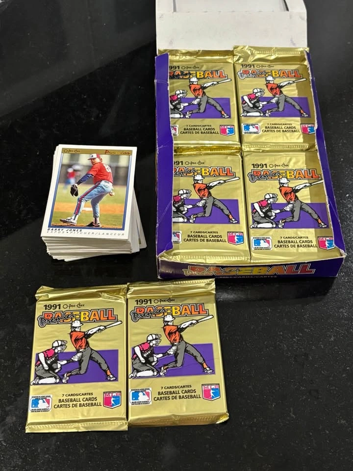 1991 O-Pee-Chee 37 Unopened Booster Packs plus extras - photo 2