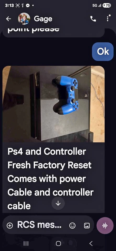 PS4 and Controller