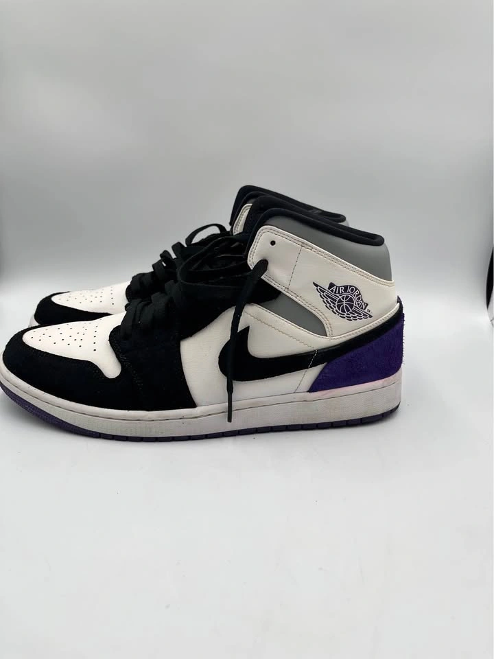 Jordan 1 Mid 'Varsity Purple - photo 3