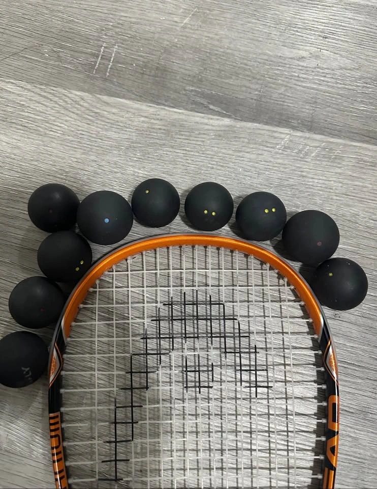 Head Squash/Racquetball Racquet, Case, and 10 Squash Balls - photo 5