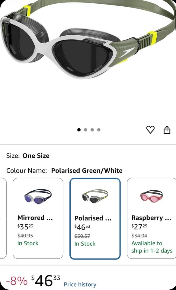 Swimming glasses and caps set - photo 2