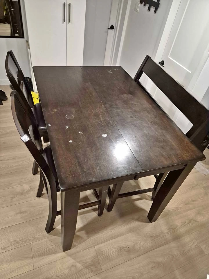 Dining Table with Bench + Chairs