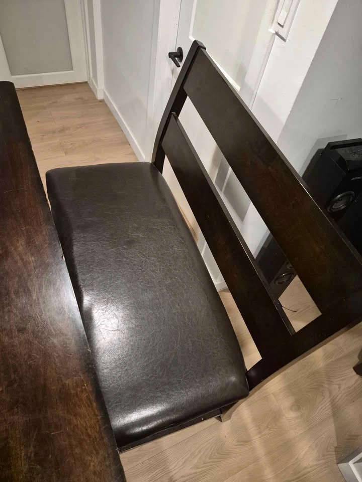 Dining Table with Bench + Chairs - photo 2