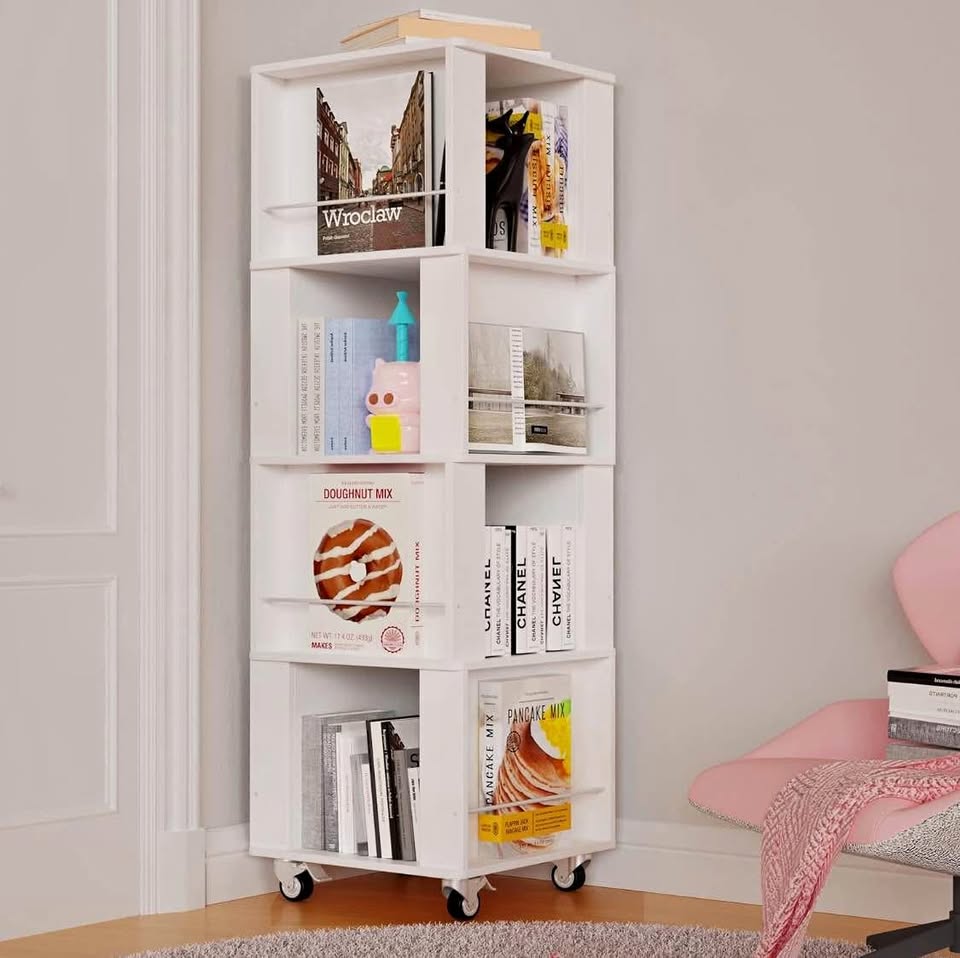 Rotating Display Book Shelf