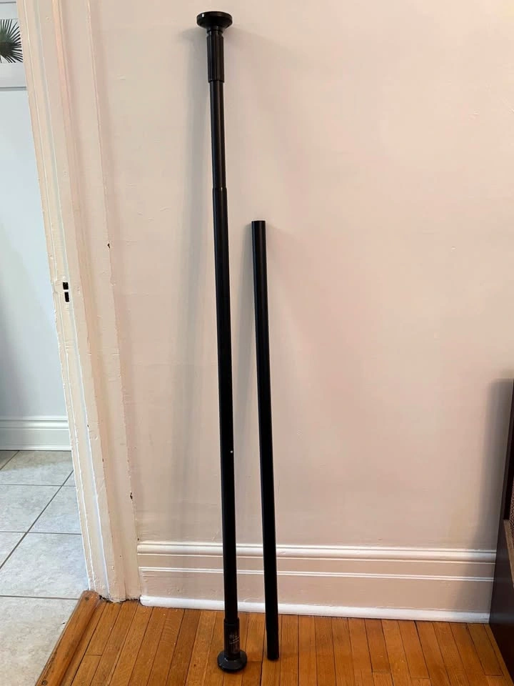 Tension curtain or shower curtain rod 51 - 126”