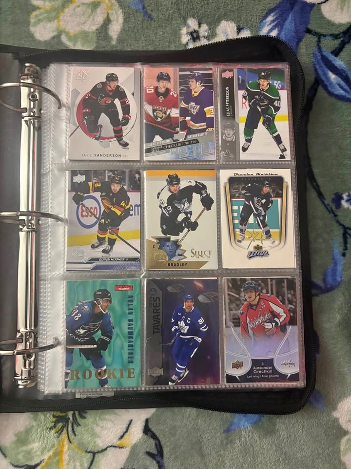 Hockey Trading Card Collection Binder