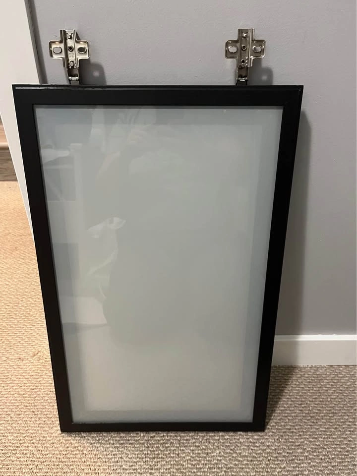 Used Ikea glass door frosted 60x38 cm